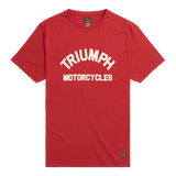 TRIUMPH Burnham T-Shirt, rot