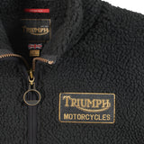 TRIUMPH ROADHOUSE HIGH-PILE BLACK FLEECE